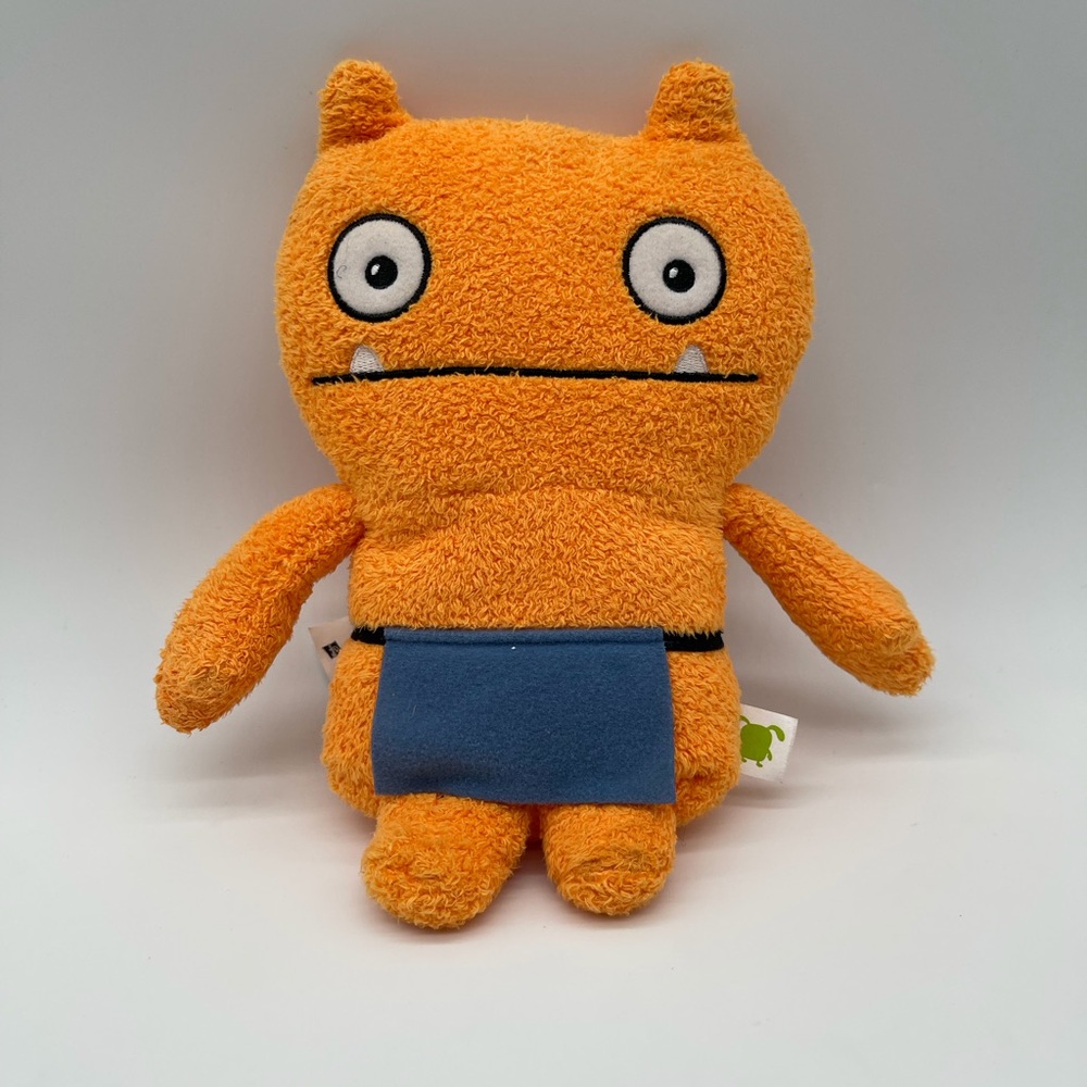 Hasbro Ugly Dolls Wage Orange Blue Apron Stuffed Animal Plush Toy